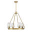 8 - Light Wagon Wheel Chandelier-1188141761