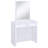 Harvey Vanity Set With Lift-Top Stool White