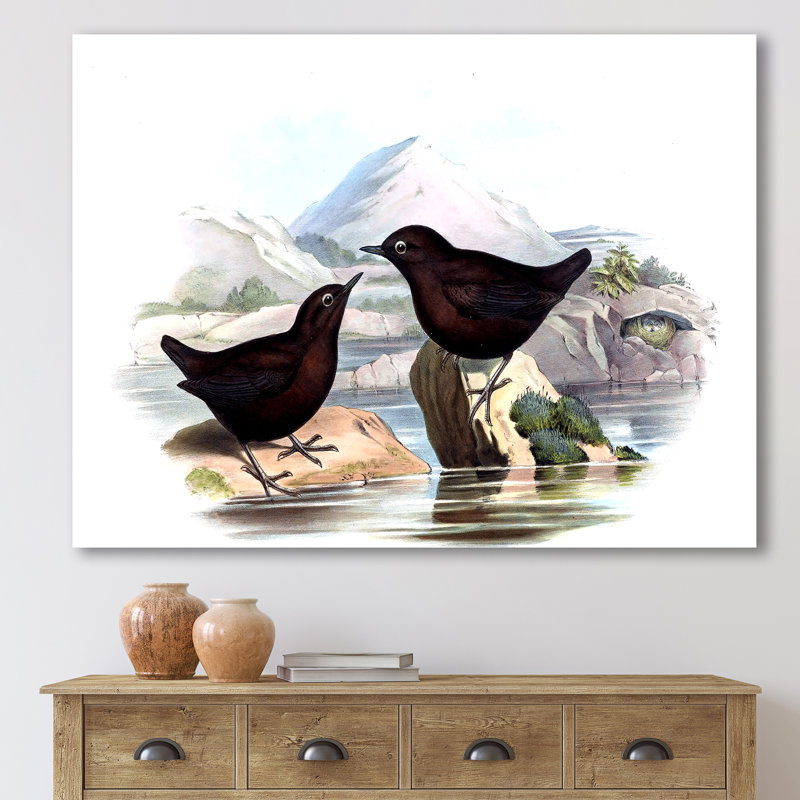Vinage, animaux de campagne II - impression sur toile, Toile tendue, H 12 po x l 20 po x p 1 po