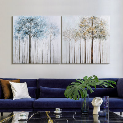 " Winter Forest " by Martin Edwards 2 - Pieces Painting Print