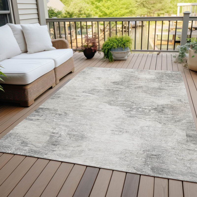 Tapis intérieur / extérieur Fayme, Rectangle 9 pi x 12 pi