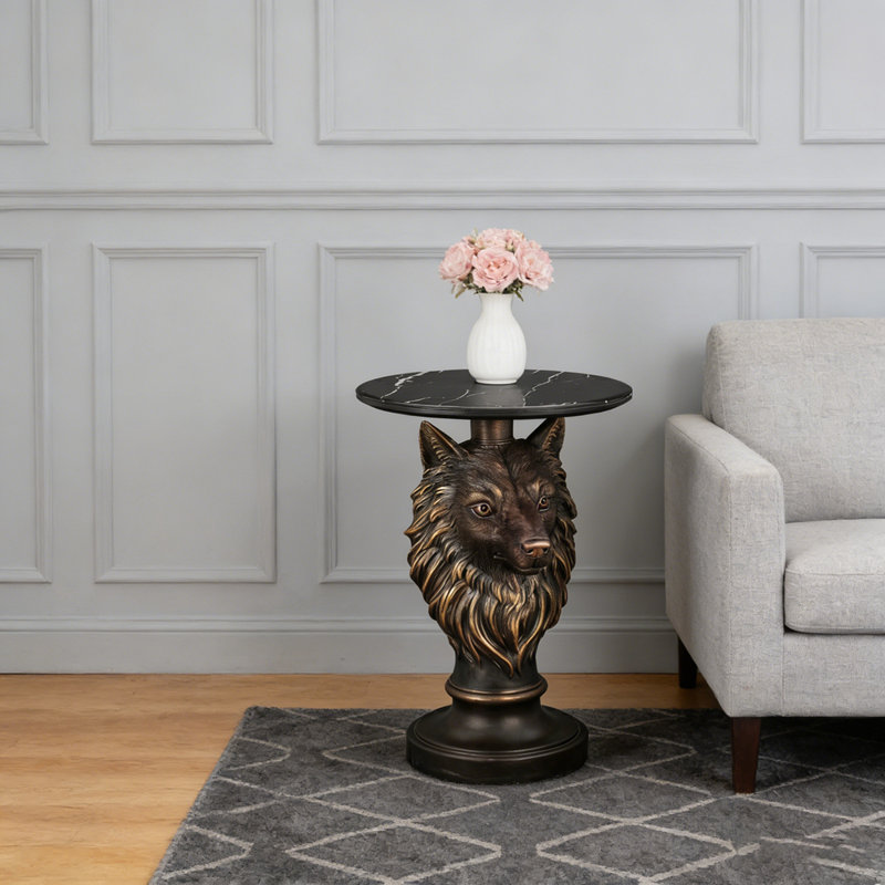 Table d'appoint Regal Wolf Head
