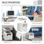 60cm W Steel Bedside Table
