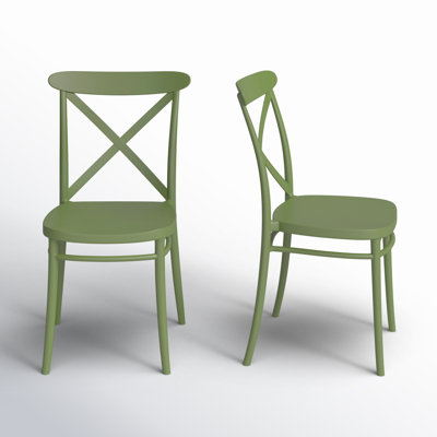 Farrah Stacking Patio Dining Side Chair by AllModern