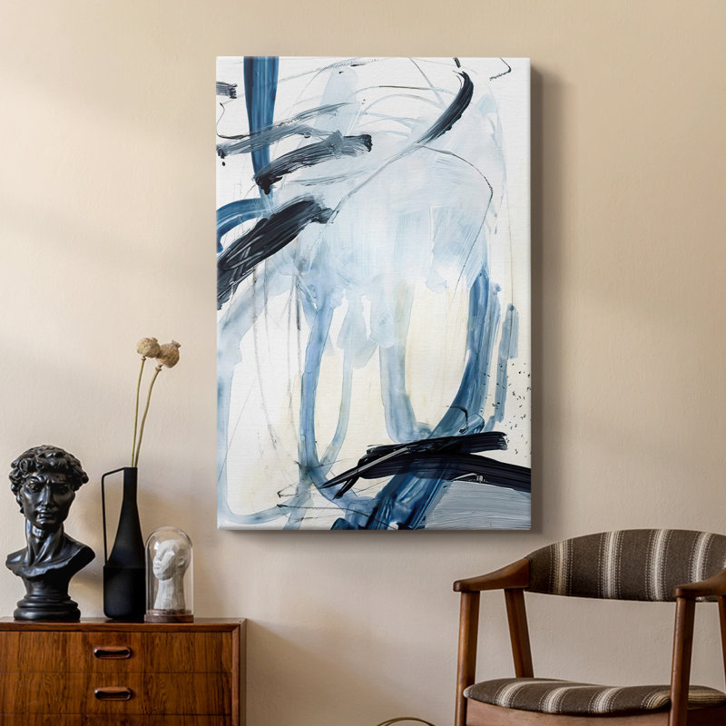 Indigo Swash II - galerie sur mesure Cavas, H 36 po x l 24 po