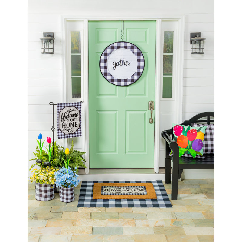 Tapis d'intérieur / extérieur antidérapant 22 po x 10 po Classic Home Sassafras