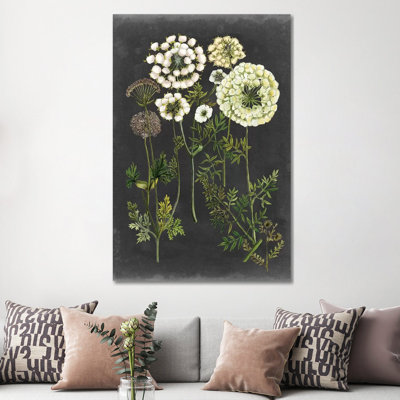 Bookplate Floral II by Naomi McCavitt - Wrapped Canvas Painting
