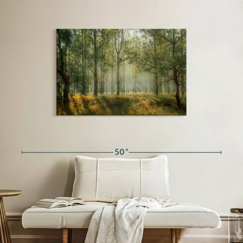 Alvord Green Forest Landscape, 26" H x 39" W