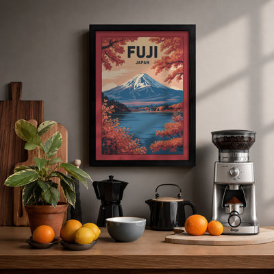 Postcard from Japan Vintage - Framed Print
