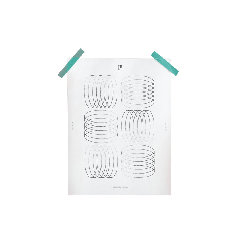 Œuvre d'art radiographique, Blanc
