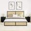45cm W Manufactured Wood Bedside Table
