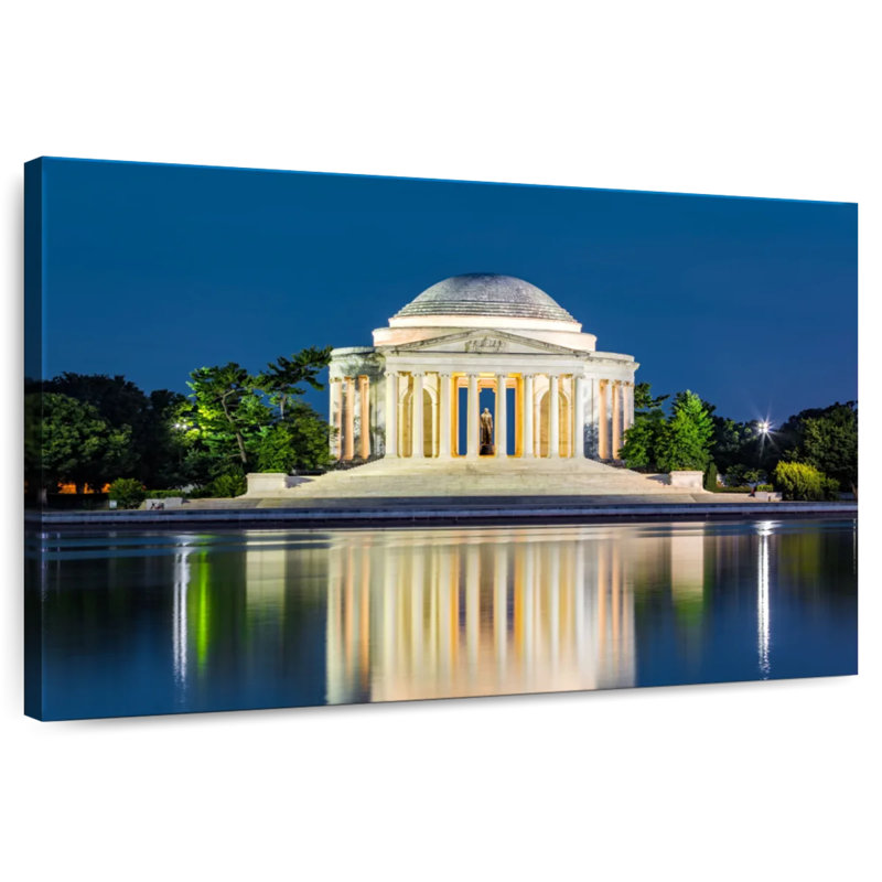 Lilie The Jefferson Memorial, H 24 po x l 36 po