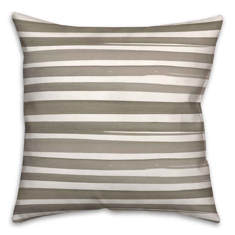  Housse de coussin décoratif en polyester / mélange de polyester, Brun