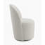 Ensemble de 2 chaises d'appoint Beige Boucle