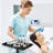 Utility Cart with Wheels Rolling Cart  Salon Tray Height Adjustable-75204433