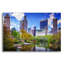 «Central Park South from Gapstow Bridge» par Rick Berk, art en verre acrylique-208972413