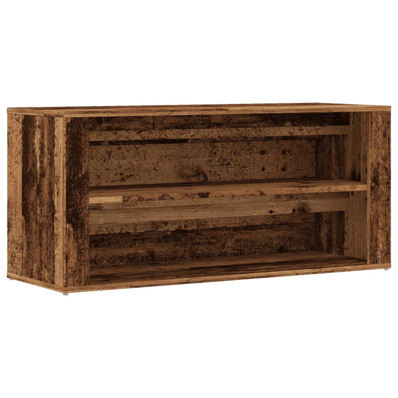 8 Pair Shoe Storage, Old Wood