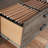 File Credenza With Adjustable Shelf, Brown Finish