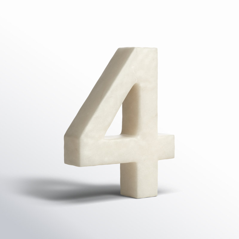 Zendaya Text & Numbers Letter Block, 4