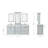 Stafford 85 " W Freestanding Standard 2 Double Vanity Bathroom Vanity With Carrara Marble Top with Mirror-81716217