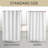 No Hook Waterproof Fabric Shower Curtain-1213770845-1213770843