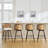 Cane Back Swivel Upholstered Counter & Bar Stool-112649025-112649026