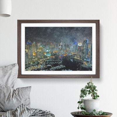 Dubai Skyline Vol.3 - Picture Frame Painting