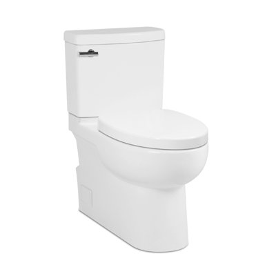 Icera Malibu 1.28 GPF Elongated 16.5 Comfort Height Chair Height Floor Mounted Two-Piece toilet with Seat Included