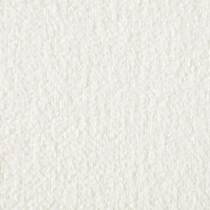 Carlin Chenille Fabric Bed, King, Cream Chenille Fabric