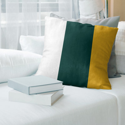 Striped Reversible Throw Pillow