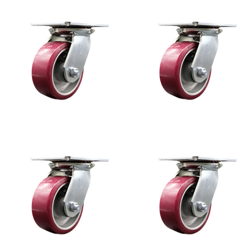 Poly on Aluminum Caster