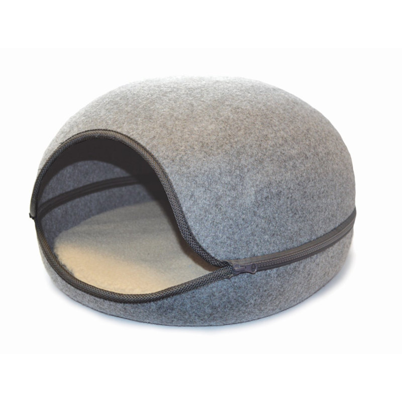 Jerald Nest Pet Bed, Dove Grey
