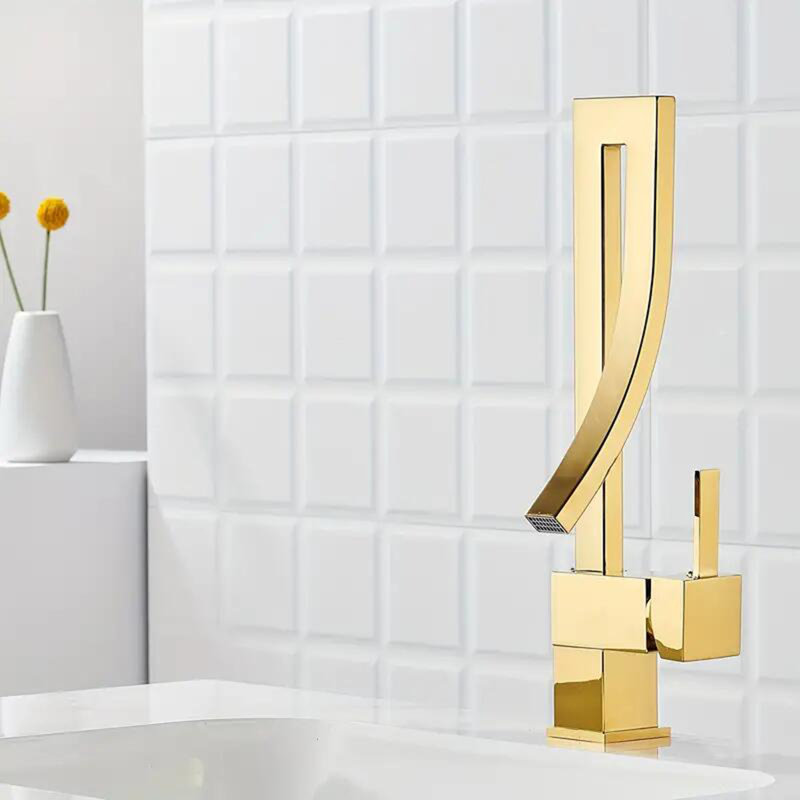 Robinet de salle de bain cascade 1 trou