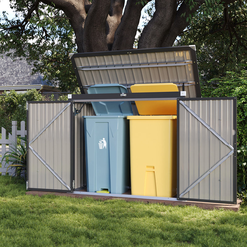 5x2.5Ft Metal Garden Storage Shed