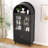 70.8" Tall Arched Storage Cabinet-1974061801-1974061800