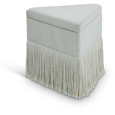 Keyia Velvet Ottoman / Stool