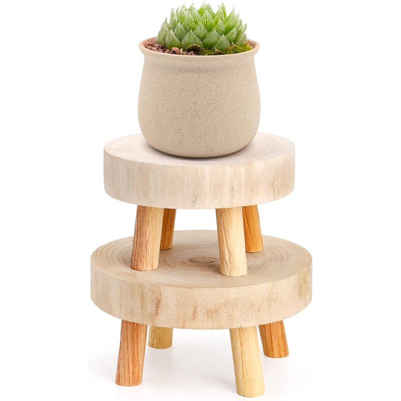 Ensemble de 2 mini présentoirs en bois