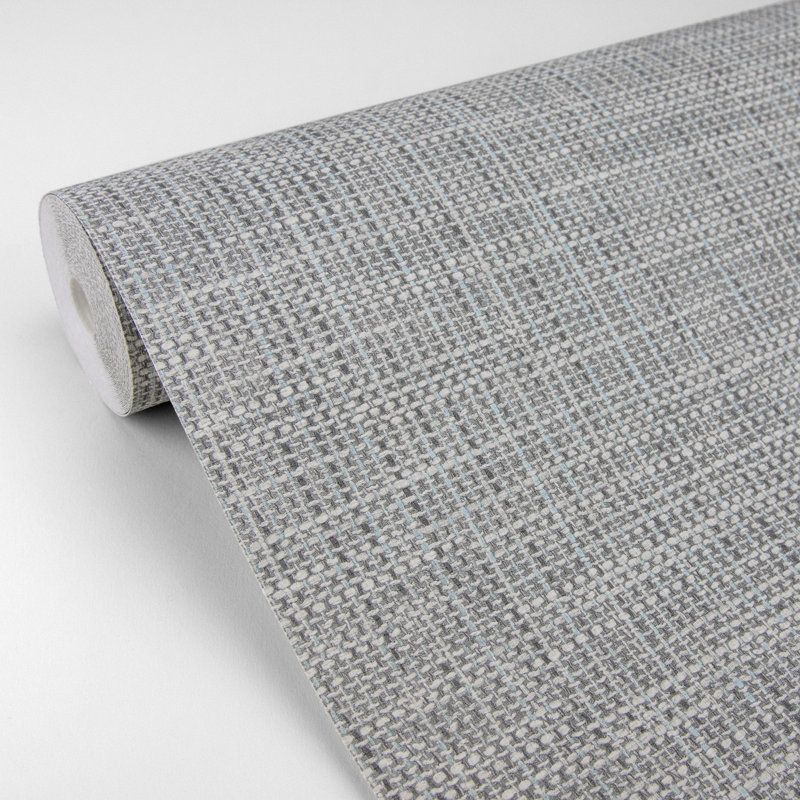 Wood & Shiplap Vinyl Wallpaper Roll, Gray