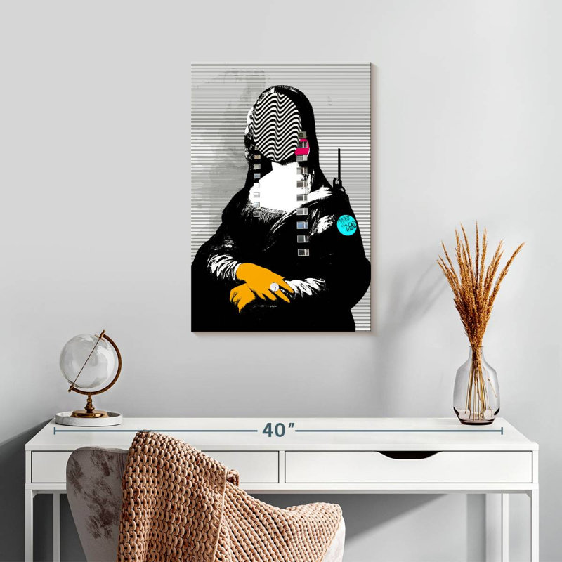 Leisha Mona Lisa Street Pop, H 24 po x l 16 po
