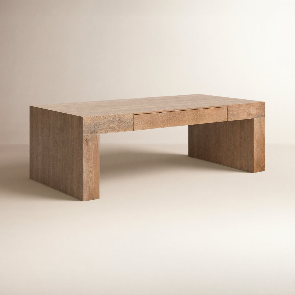 Sonora 48" Coffee Table, Light Oak