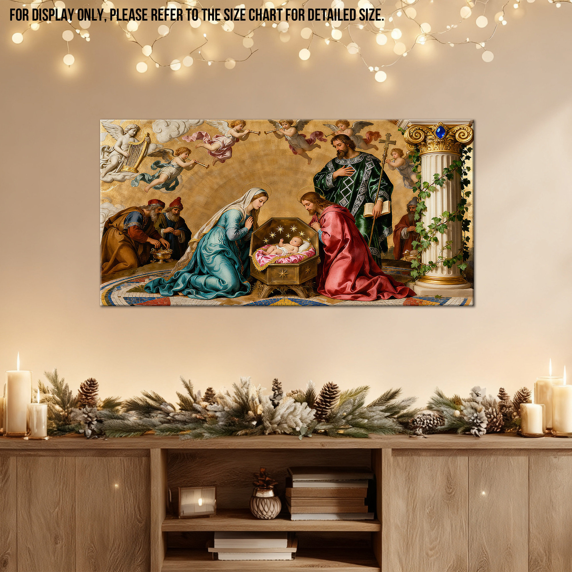 The Holiday Aisle® Nativity Wall Art - Oh Holy Night Wall Decor Style ...