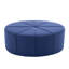 Repose-pieds de cocktail ovale de 47,6 po en tissu Wrought Studio ™ Alma-17441556