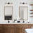 Satilla 3-Light Dimmable Modern Black/Brass Vanity Light