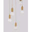 5 - Light Brass Gold Cluster Pendant