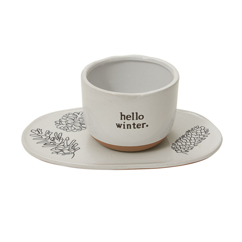 Pot à fleurs Helbonia Hello Wintery