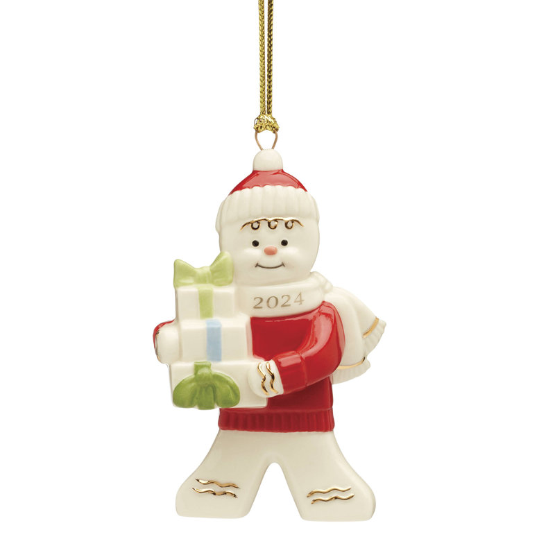 ANNUAL DATED 2024 Gingerbread Man Ornament