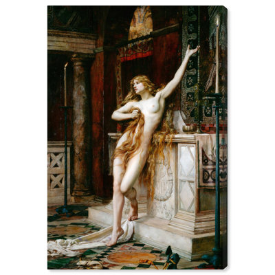 Art Remedy Classic Portraits Canvas, Hypatia (Charles Mitchell)