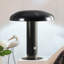 Lampe de table champignon contemporaine intégrée rechargeable en fer de style bohémien 11 po Writer Writer, jaune-328247748