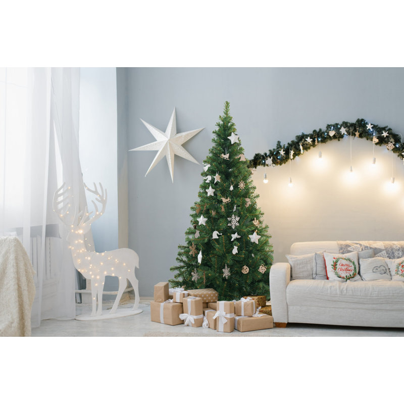 Artificial Christmas Tree, 5.91ft H x 3.61ft W