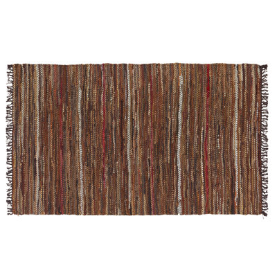 Tucson Leather Striped Indoor Rug